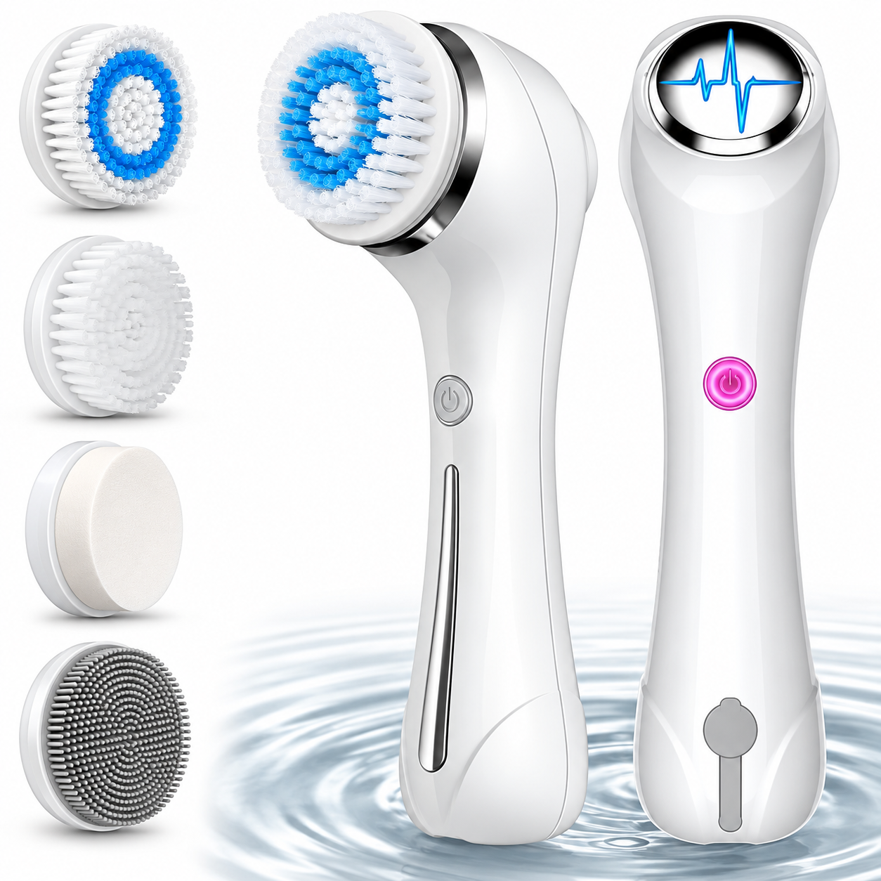 Cepillo de Limpieza Facial Eléctrico